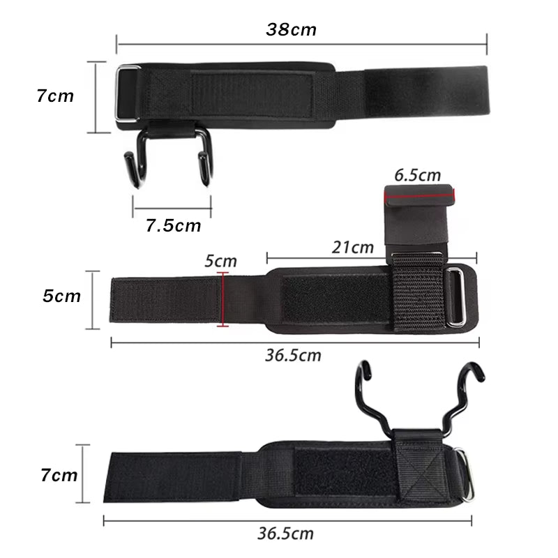 Weight Lifting Wrist Wraps with Hook Grips 