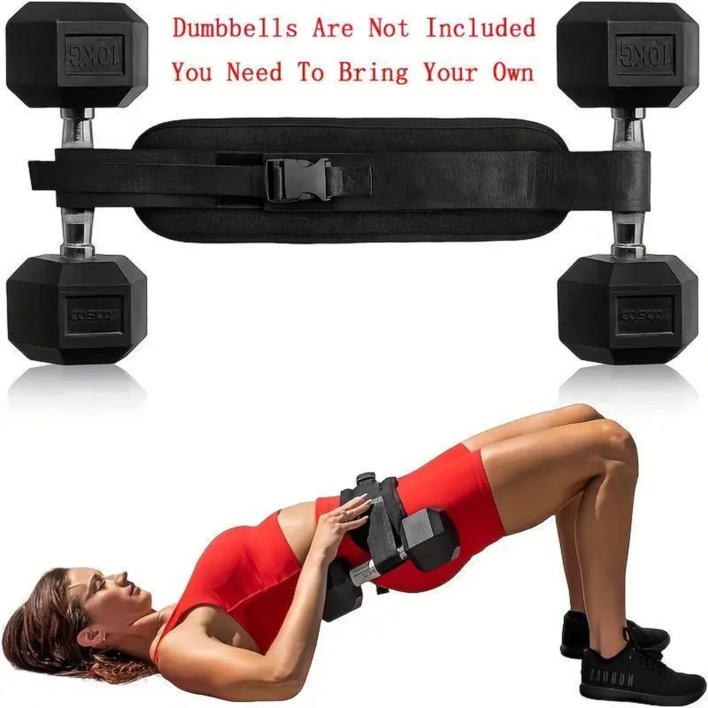 Adjustable Dumbbell Waist Belt
