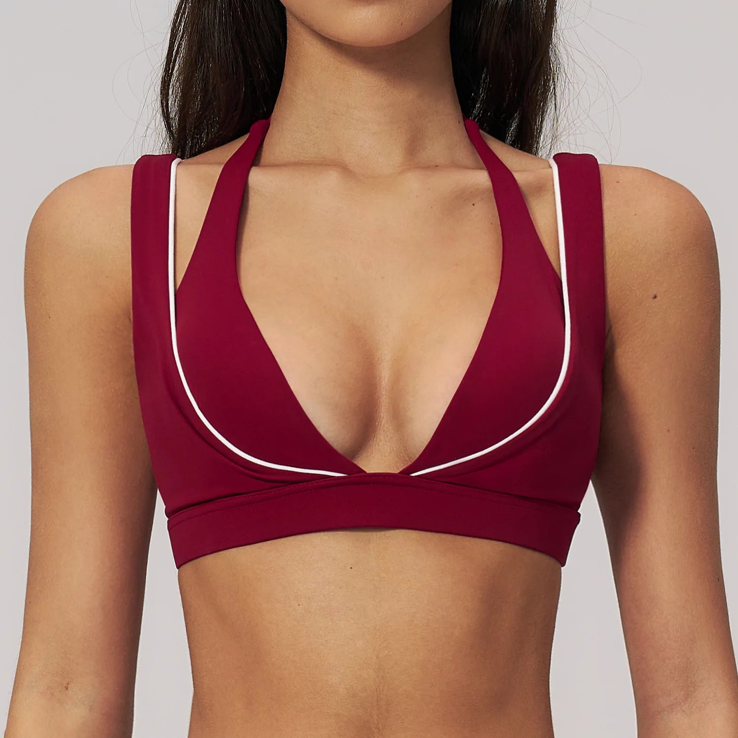 3D Colourway Cross Back Sports Bra