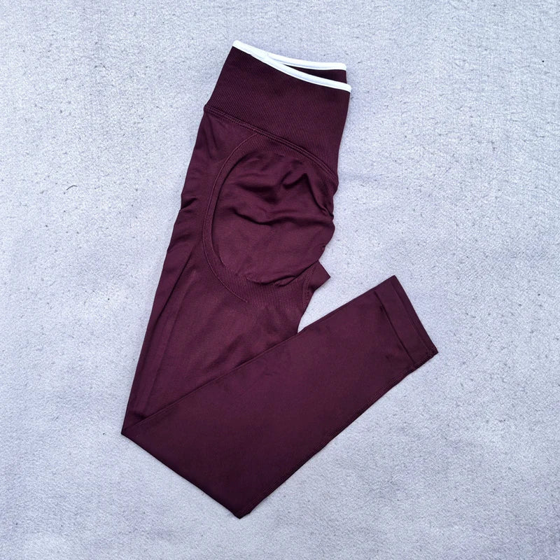 White Detail Legging and Sports Bra