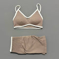 Two Piece Women Ignite Sculpt Shorts and Bra Set 