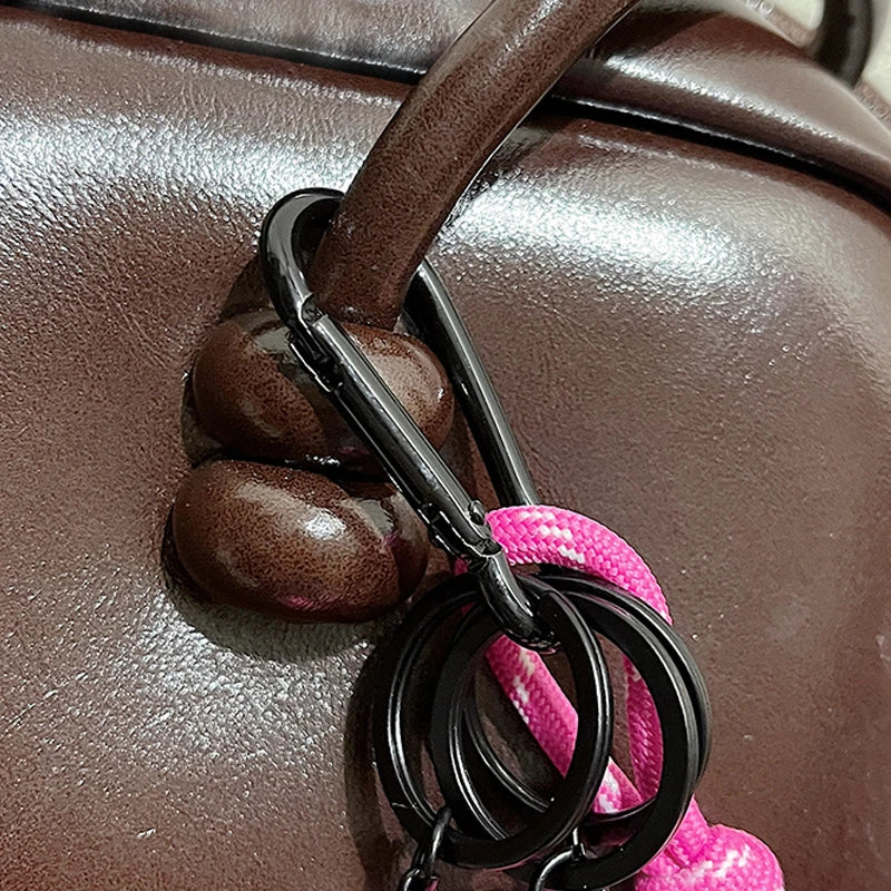 Hand-Woven Fitness Enthusiast Keychain Pendant