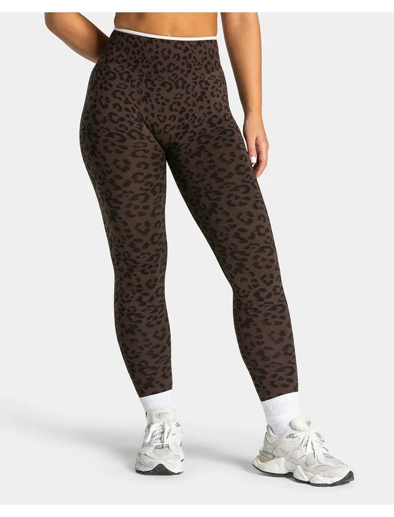 Leopard Print SeamlessLeggings