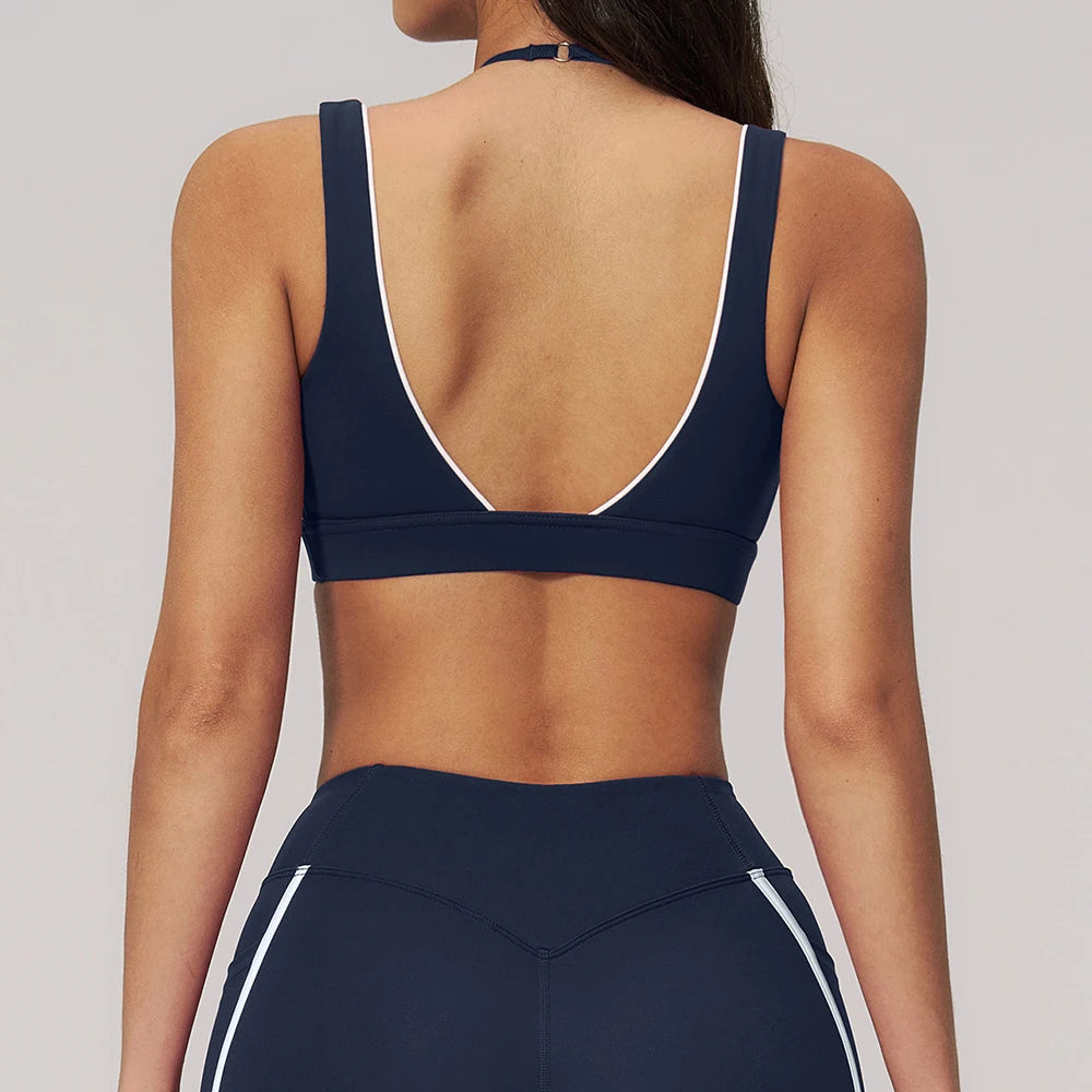 3D Colourway Cross Back Sports Bra