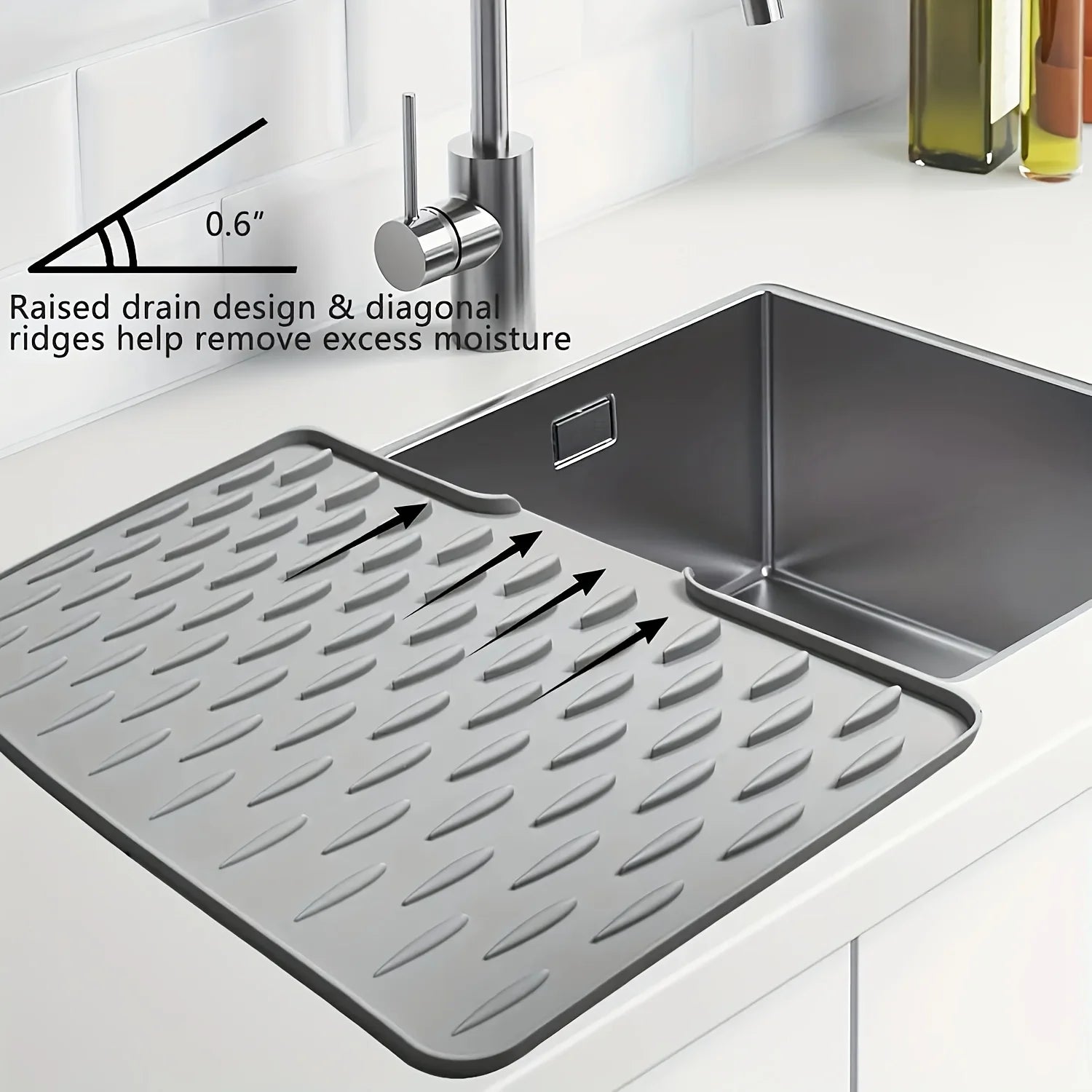 Kitchen Silicone Countertop Drying Mat