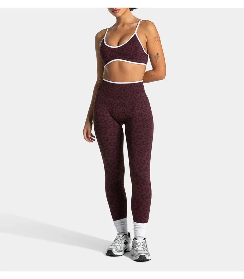 Leopard Print SeamlessLeggings