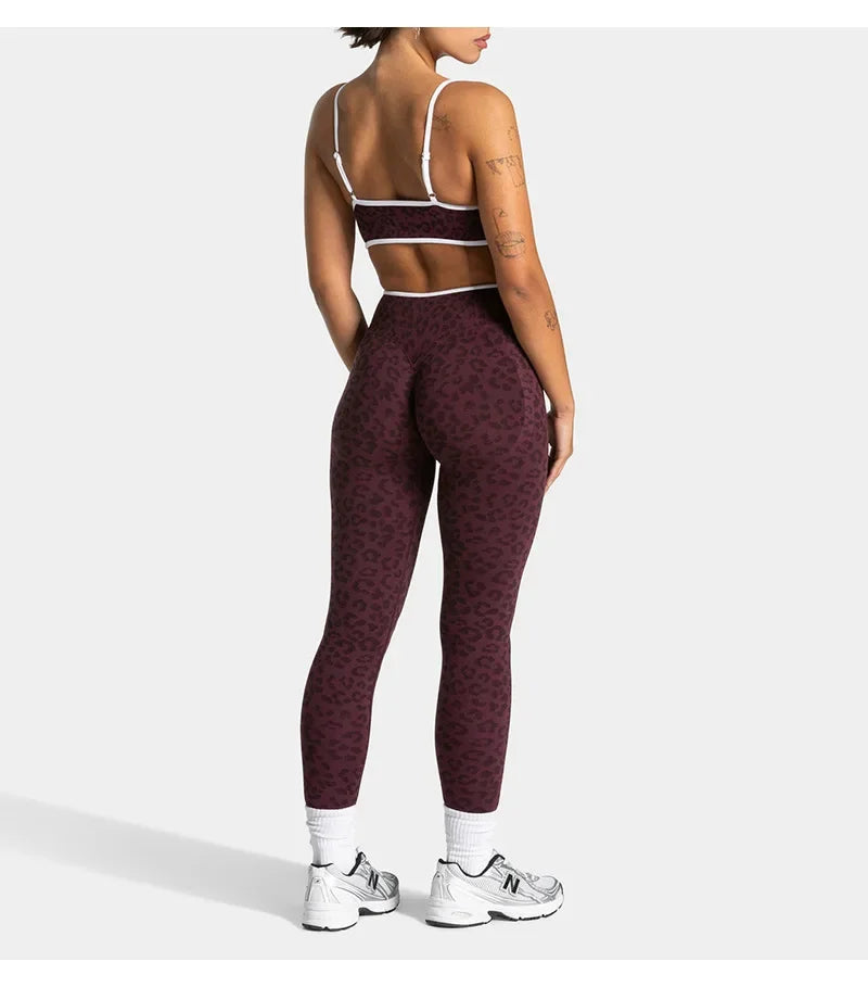 Leopard Print SeamlessLeggings
