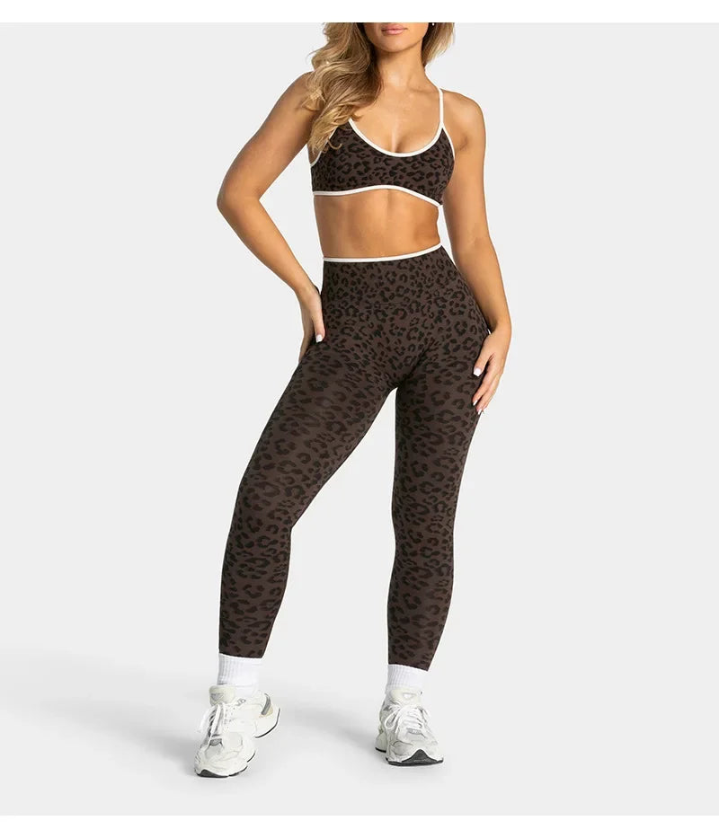 Leopard Print SeamlessLeggings