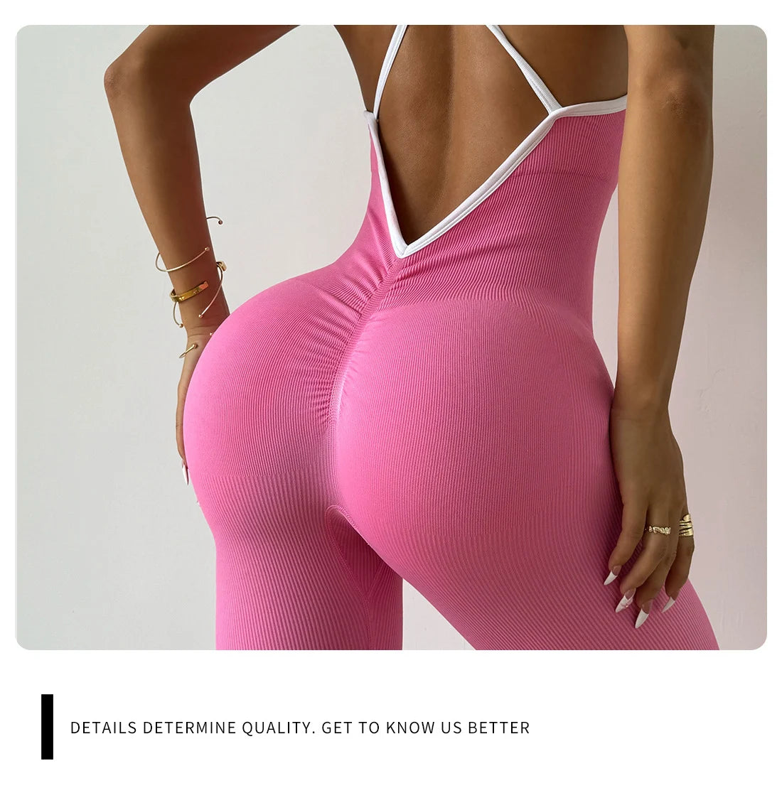 Seamless Spaghetti Strap Padded Yoga One Piece Suit