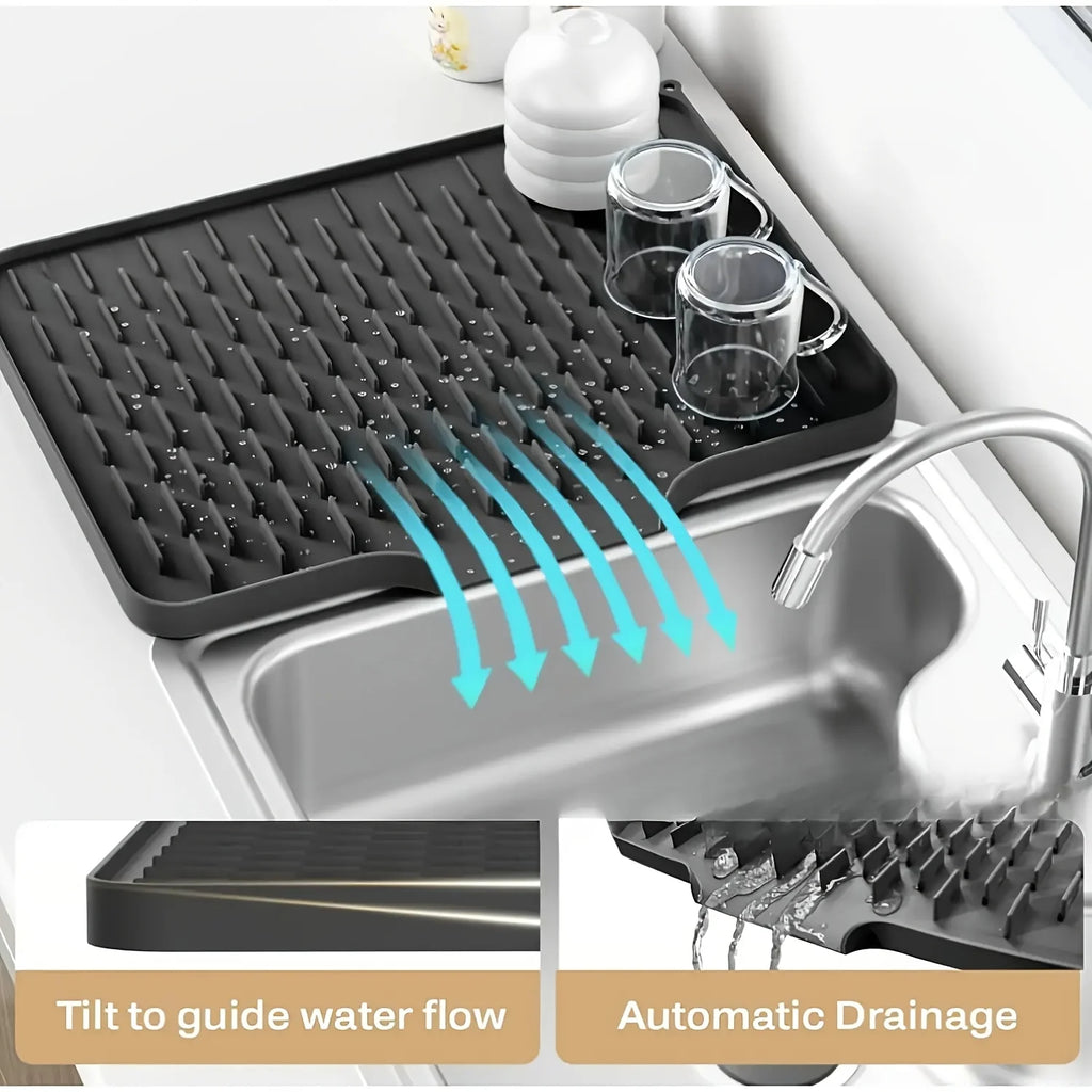 Kitchen Silicone Countertop Drying Mat