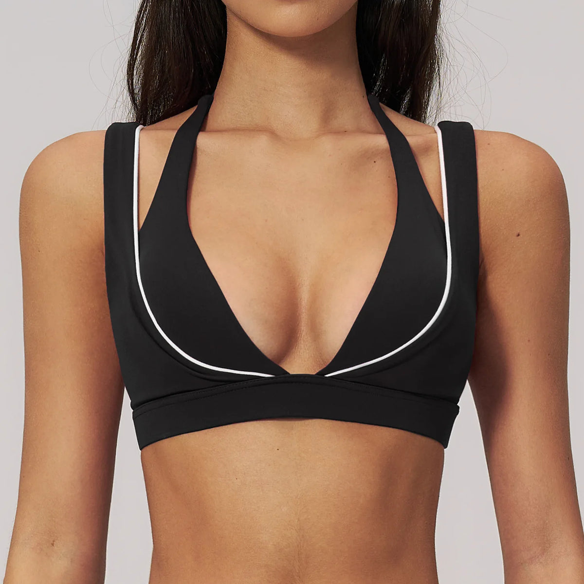 3D Colourway Cross Back Sports Bra