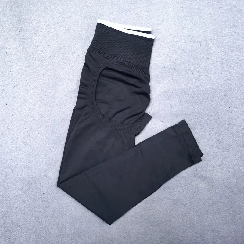White Detail Legging and Sports Bra