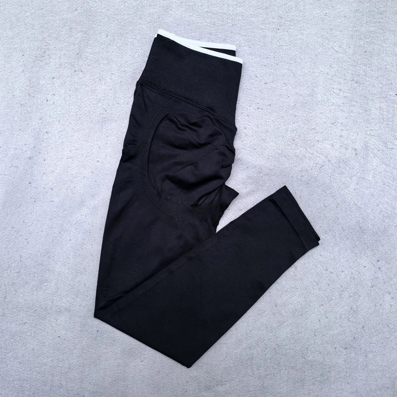 White Detail Legging and Sports Bra