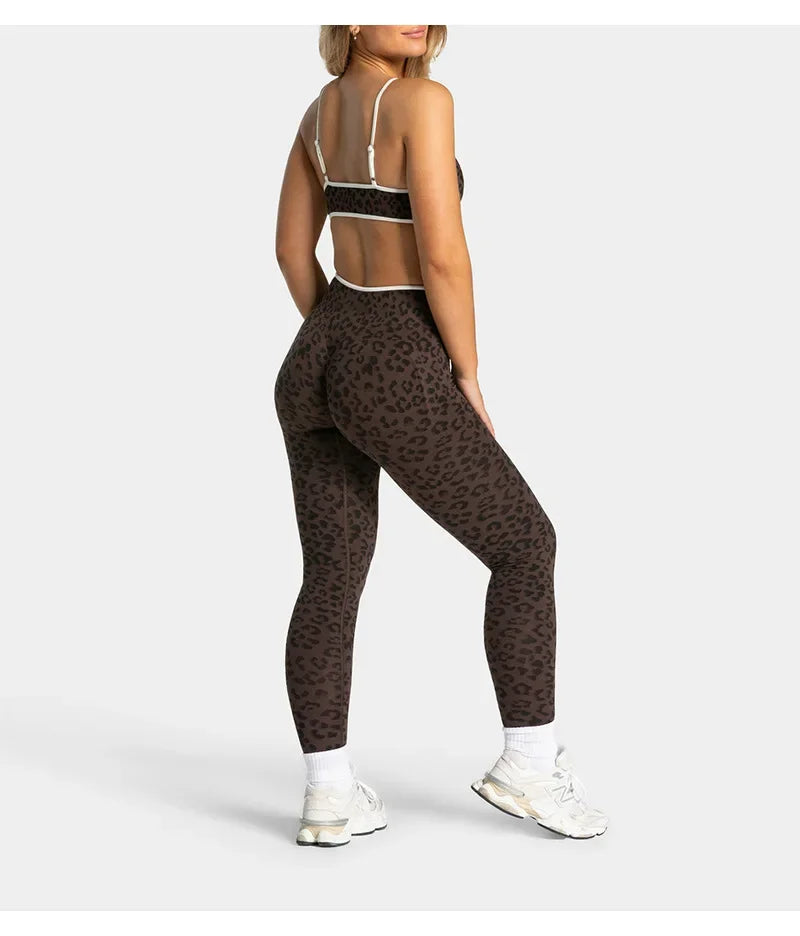 Leopard Print SeamlessLeggings