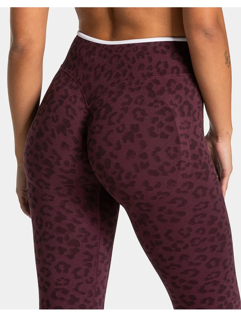 Leopard Print SeamlessLeggings