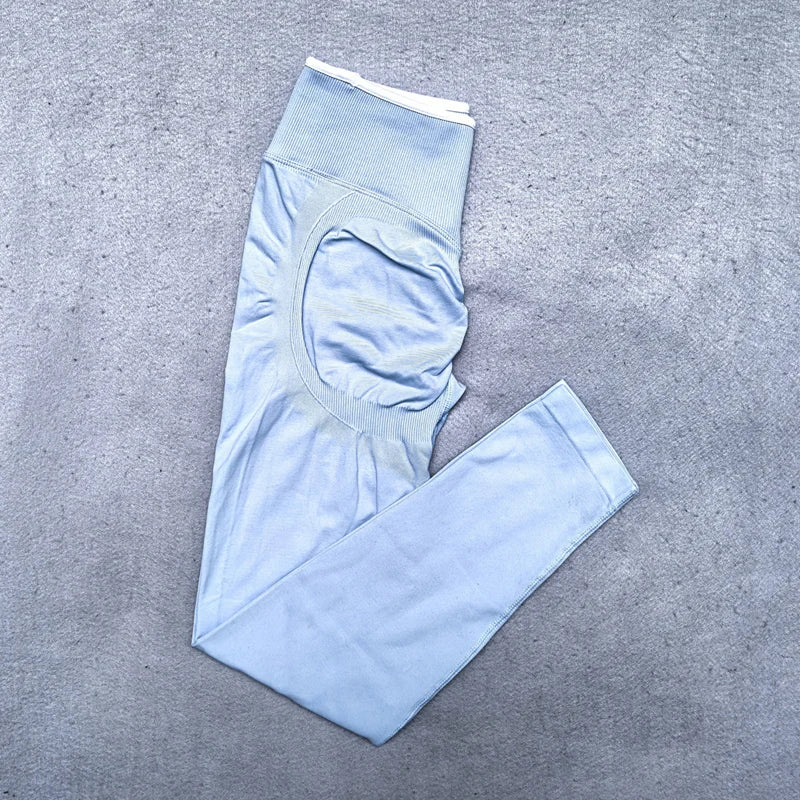 White Detail Legging and Sports Bra