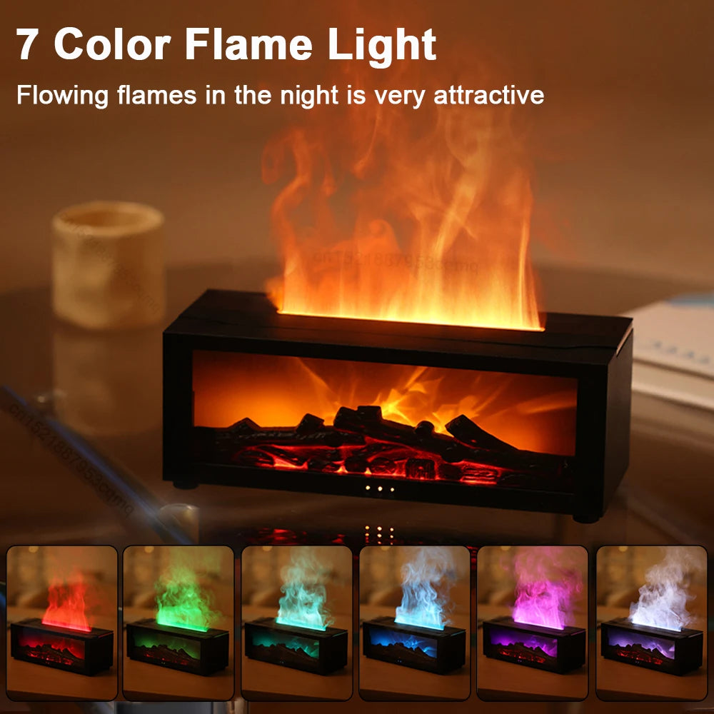 Remote Control Flame Aroma Diffuser