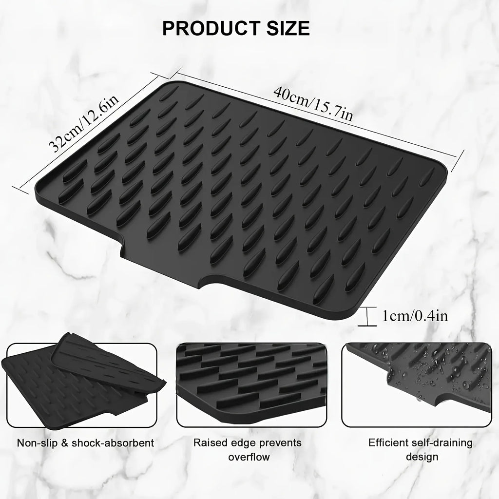 Kitchen Silicone Countertop Drying Mat
