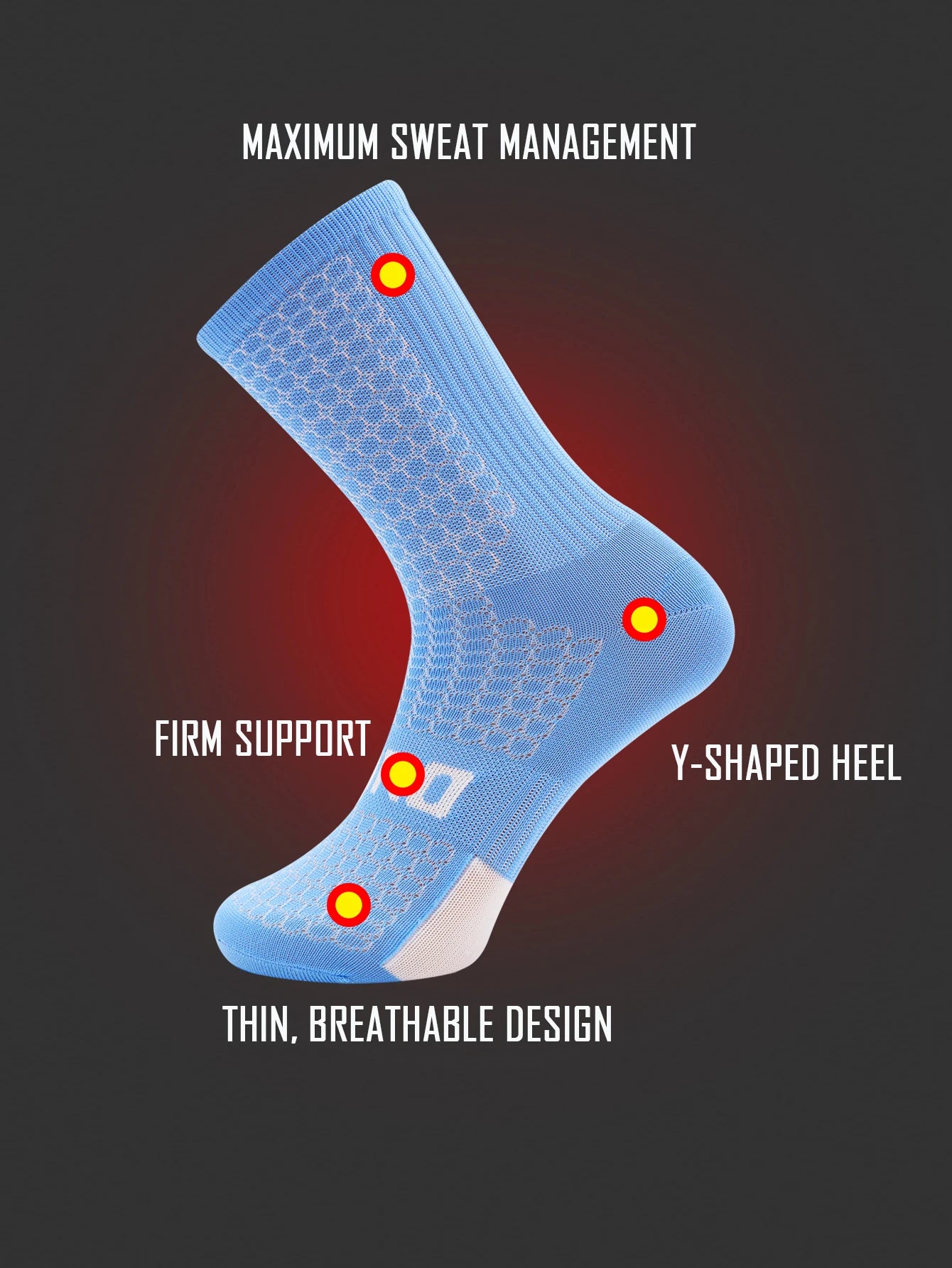 Breathable Cycling/Running Compression Socks