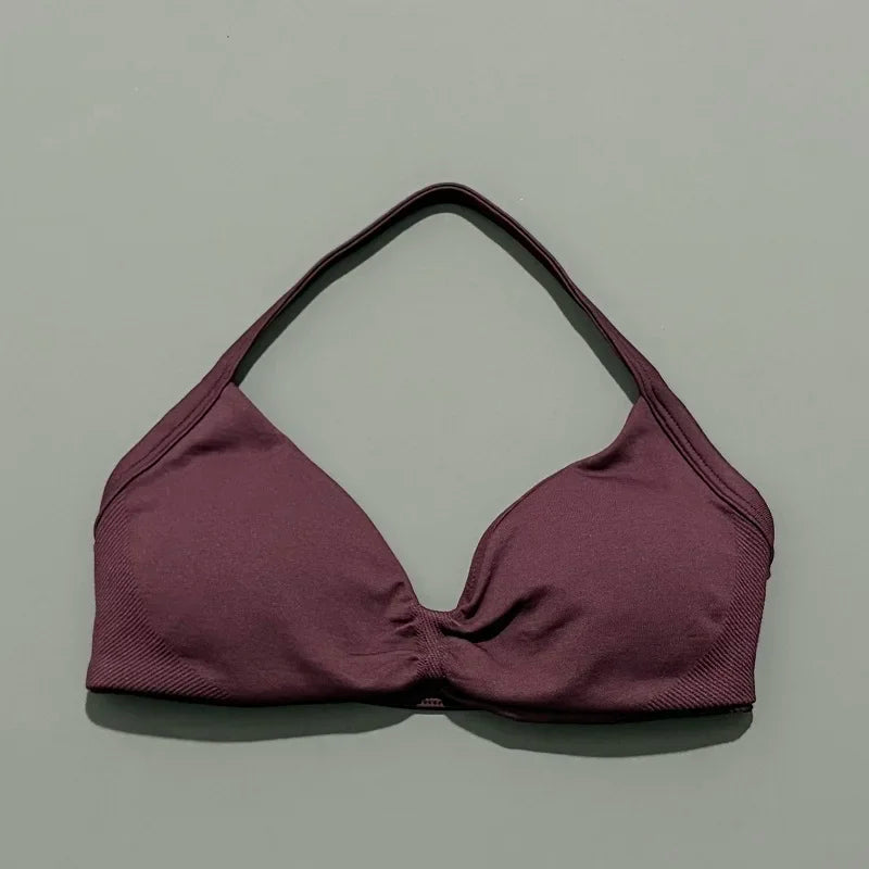 STRAPPY SEAMLESS YOGA BRA