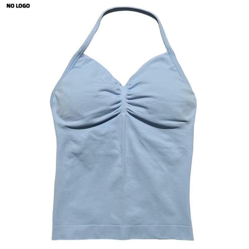 Longline Open Back Halter Top 