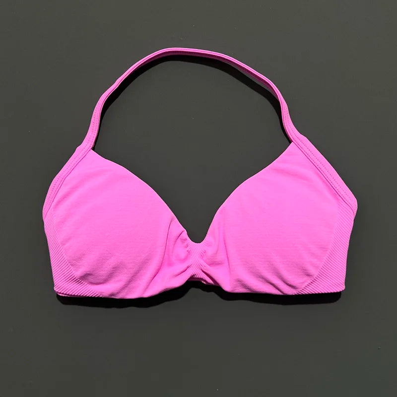STRAPPY SEAMLESS YOGA BRA