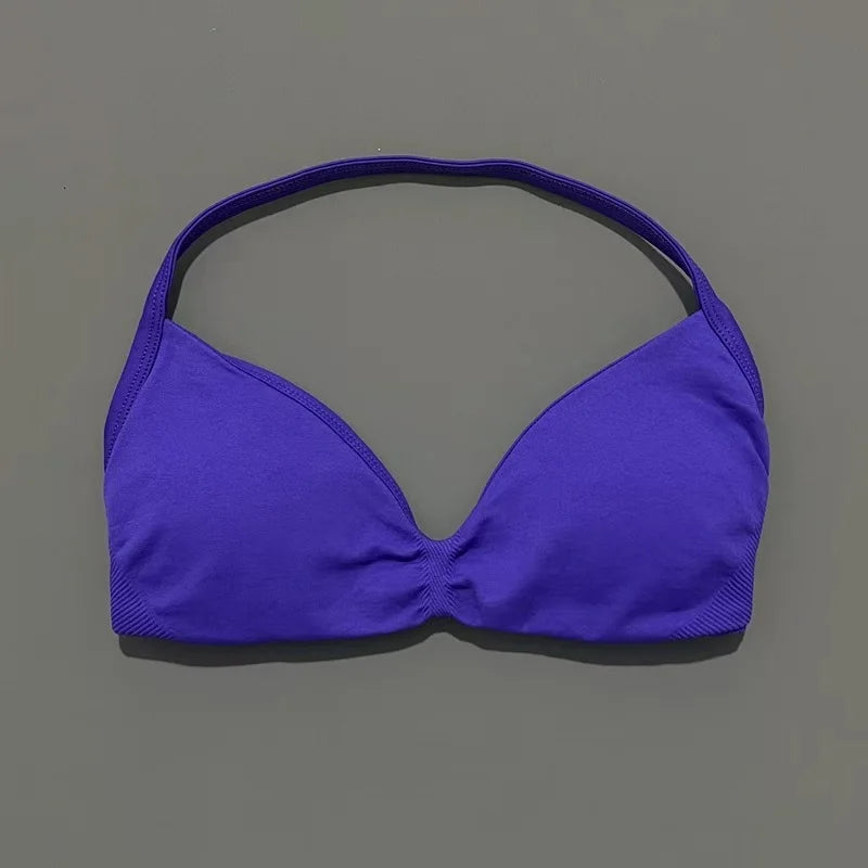 STRAPPY SEAMLESS YOGA BRA