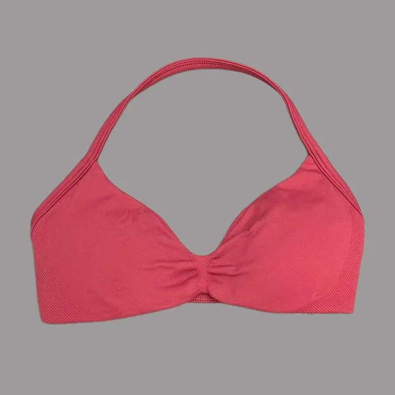 STRAPPY SEAMLESS YOGA BRA