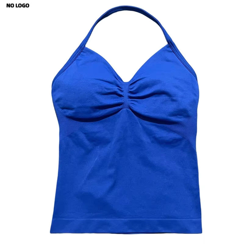 Longline Open Back Halter Top 