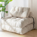 Convertible Folding Sofa Bed with Pillow and Foldable Mattress - Portable Sleeper Chair and Lounge Solution