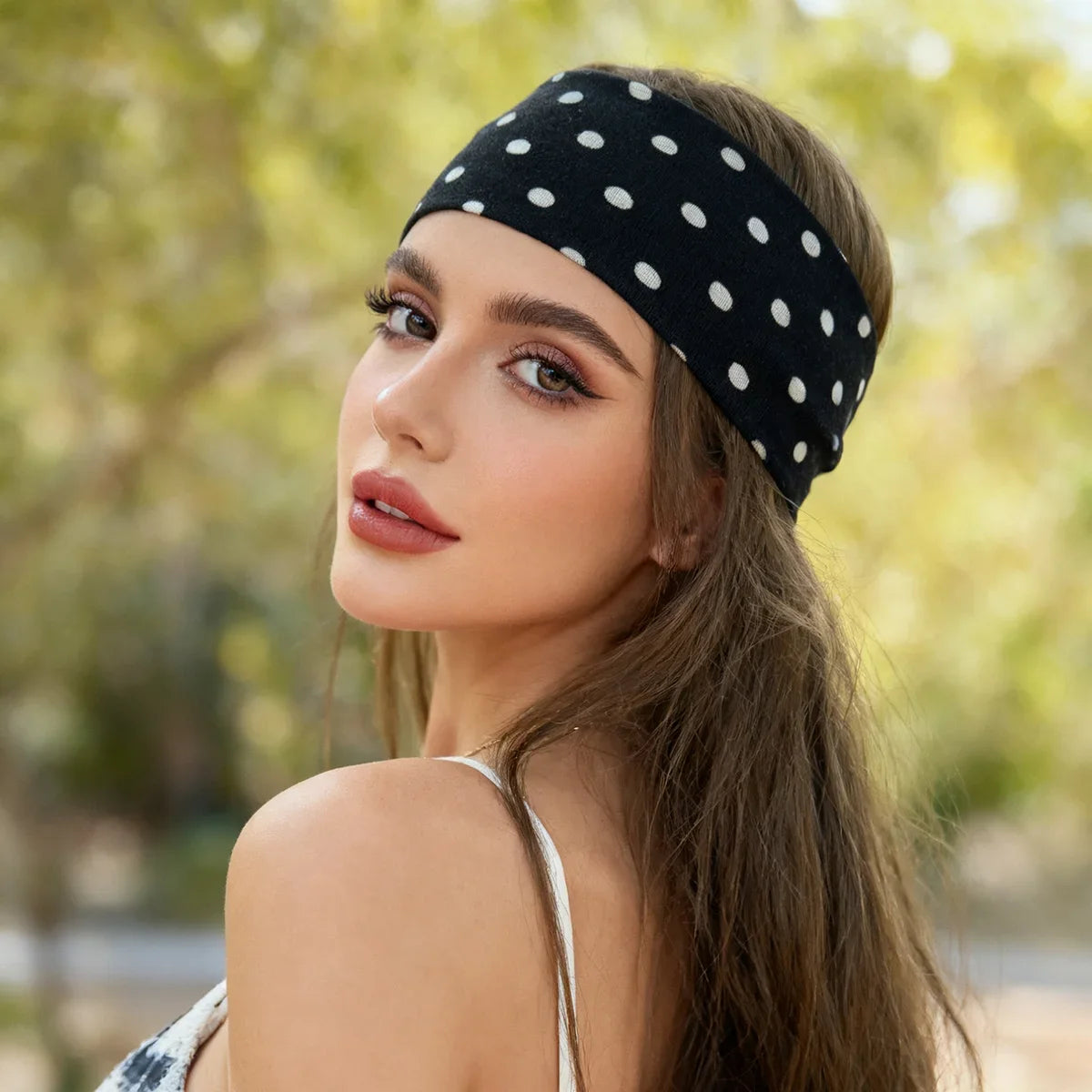 Polka Dot Sports Headband
