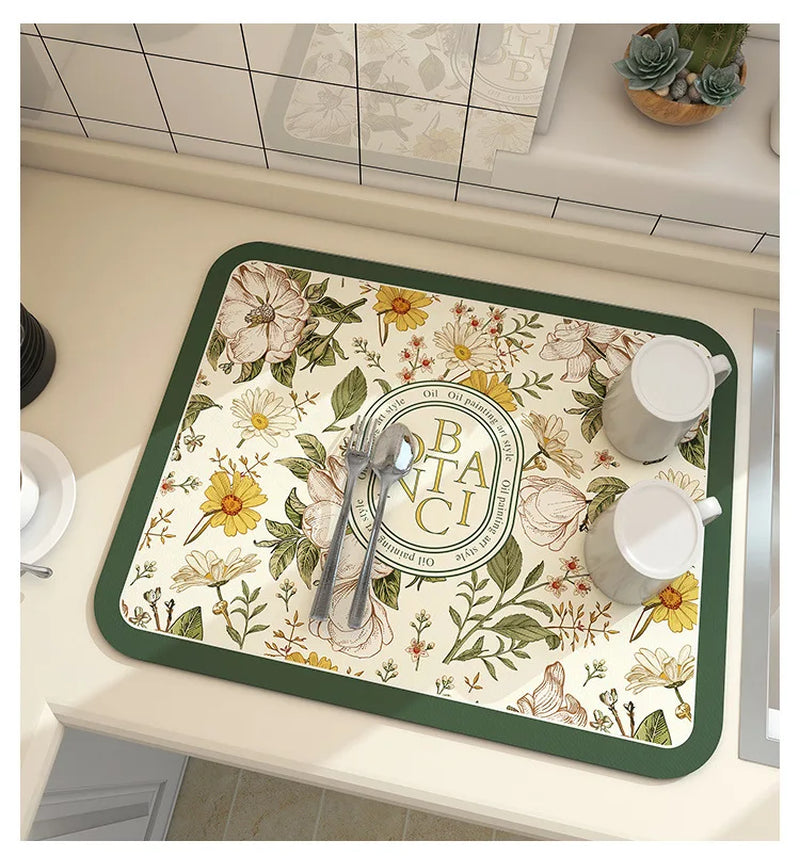 Super Absorbent Kitchen Drying Mat
