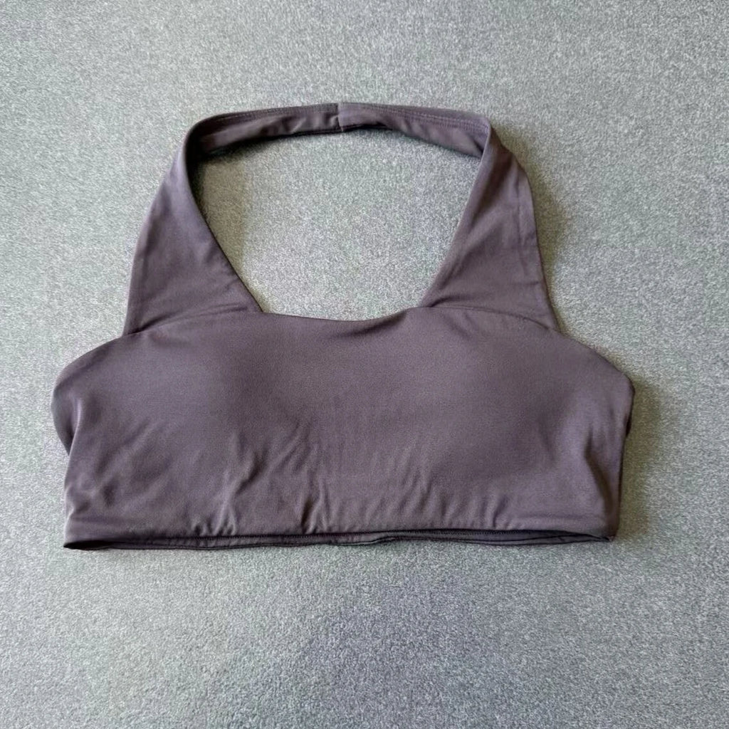 Open Back Fitness Halter Top