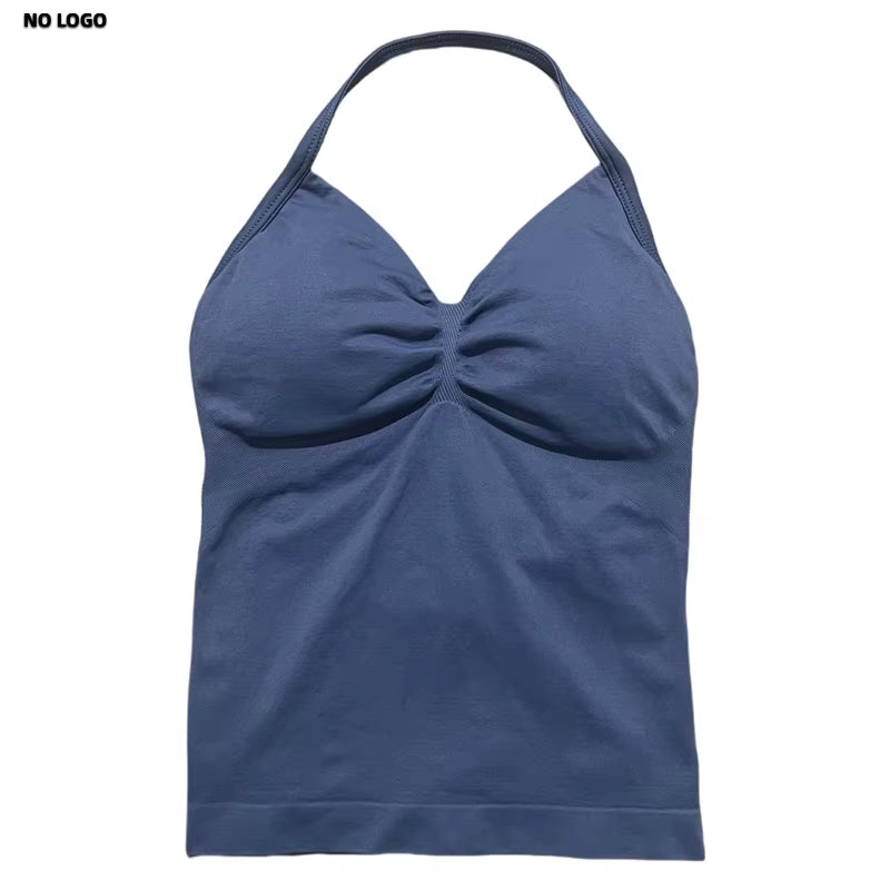 Longline Open Back Halter Top 