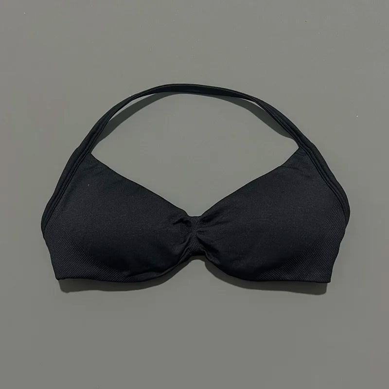 STRAPPY SEAMLESS YOGA BRA
