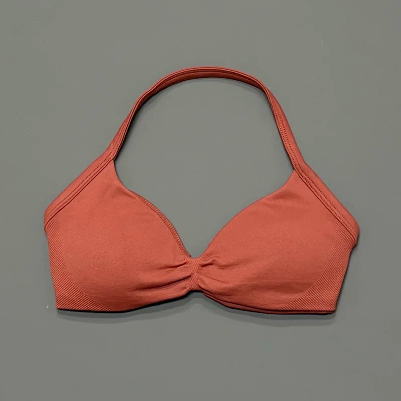 STRAPPY SEAMLESS YOGA BRA