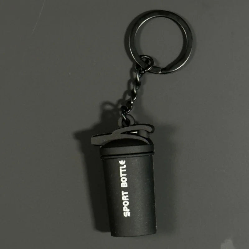 Silicone Dumbbell Keychain  Gym Lovers