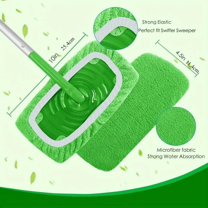 Reusable Fiber Mop Pads