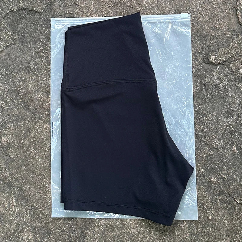 HIGH WAIST YOGA BIKER SHORTS