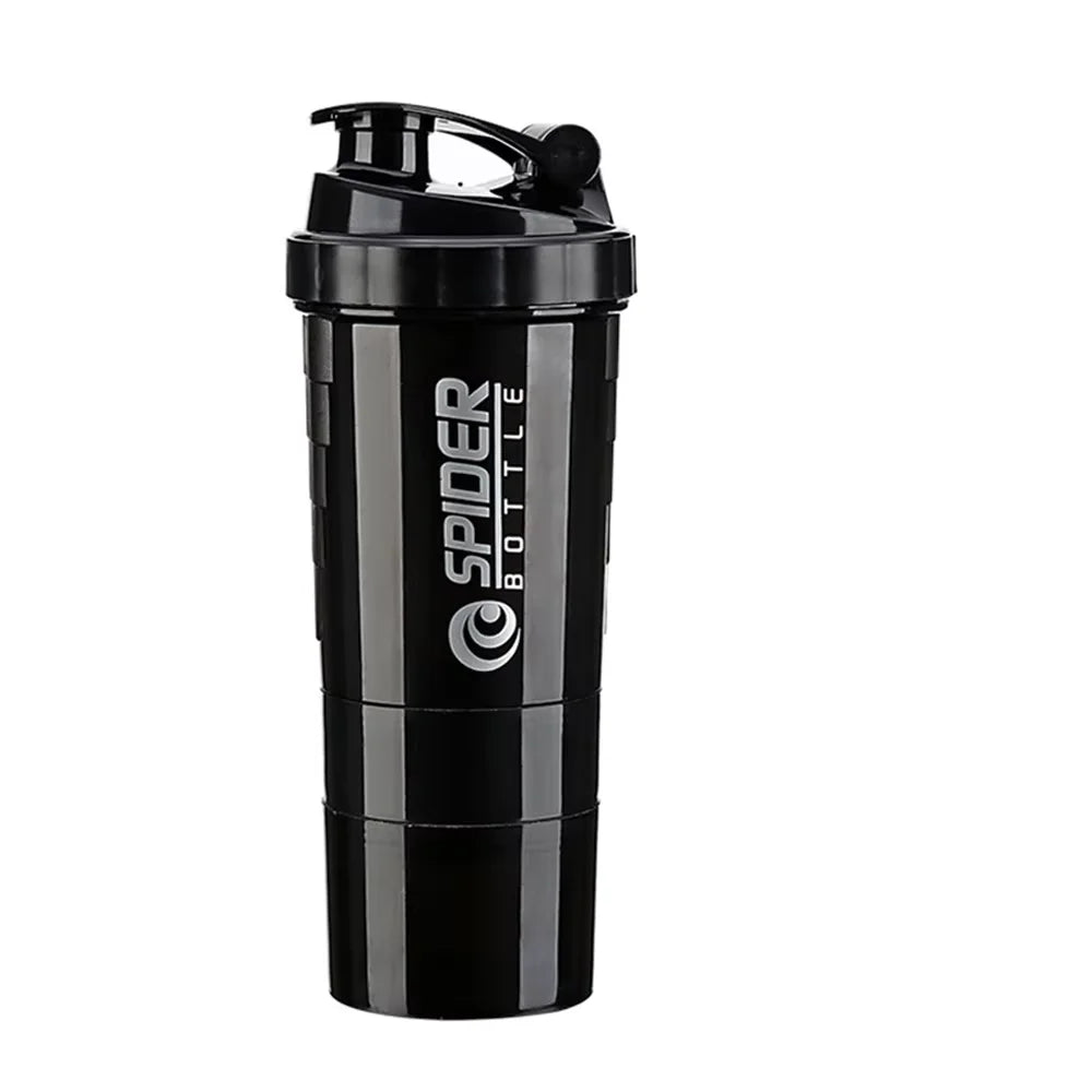 Triple Compartment  Protein Shaker Cup
