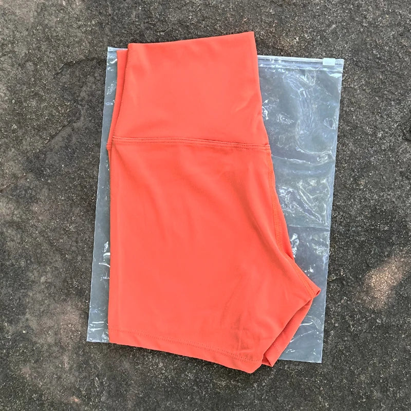 HIGH WAIST YOGA BIKER SHORTS