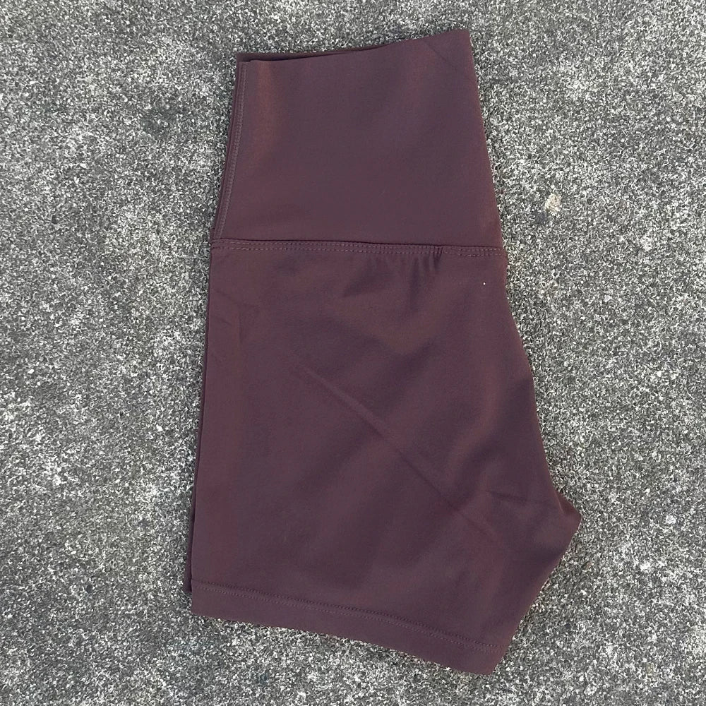 HIGH WAIST YOGA BIKER SHORTS