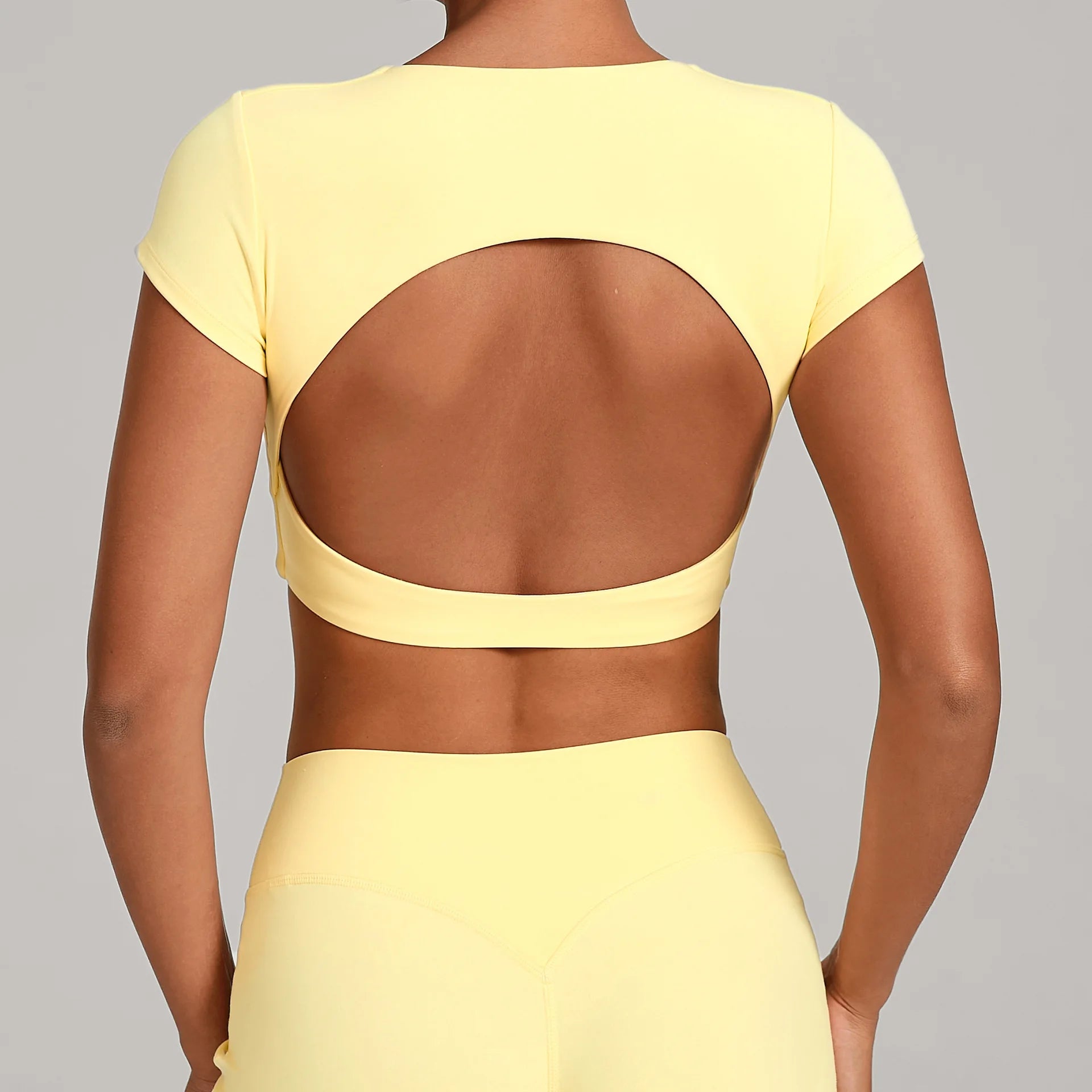 Open Back Sports Bra
