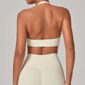 Open Back Fitness Halter Top
