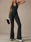 Lace Collar Halter Bodysuit