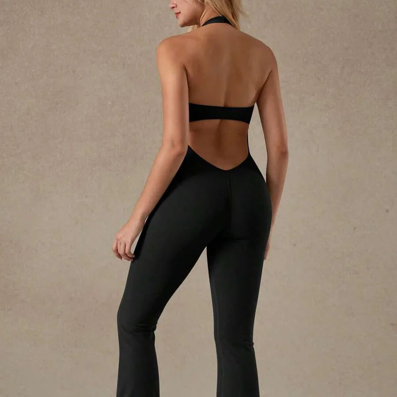 Lace Collar Halter Bodysuit
