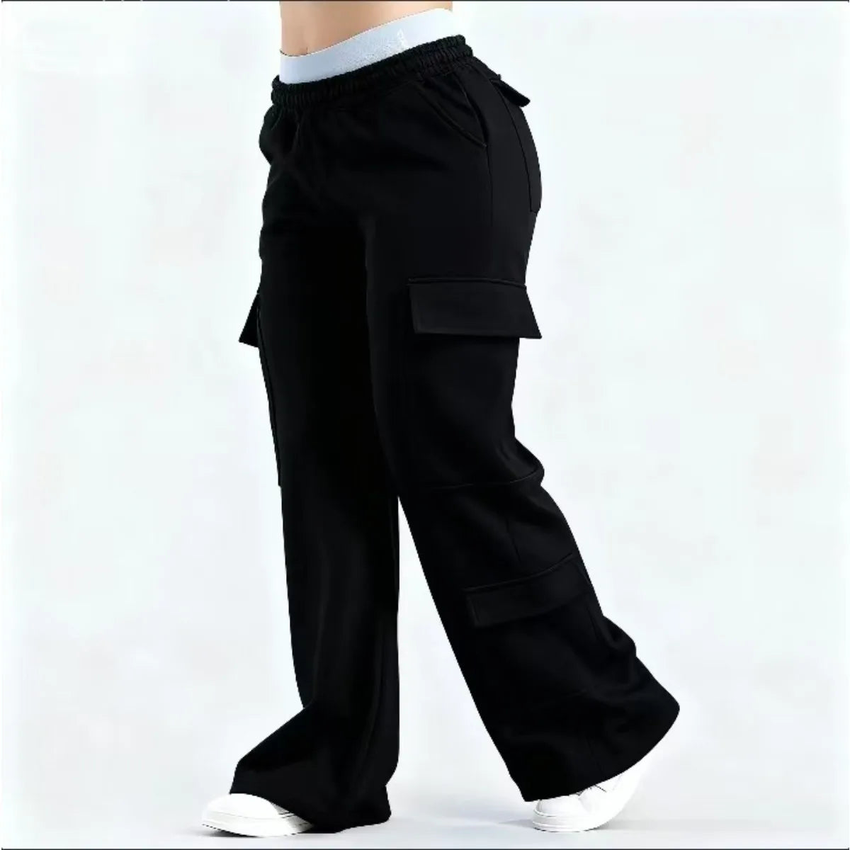 Wide Leg Cargo Pants