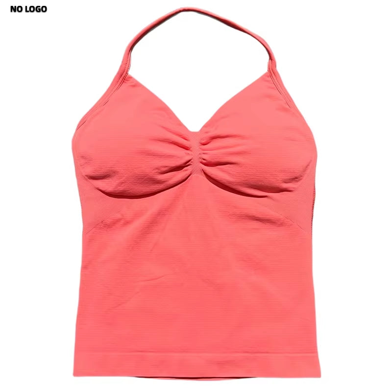 Longline Open Back Halter Top 