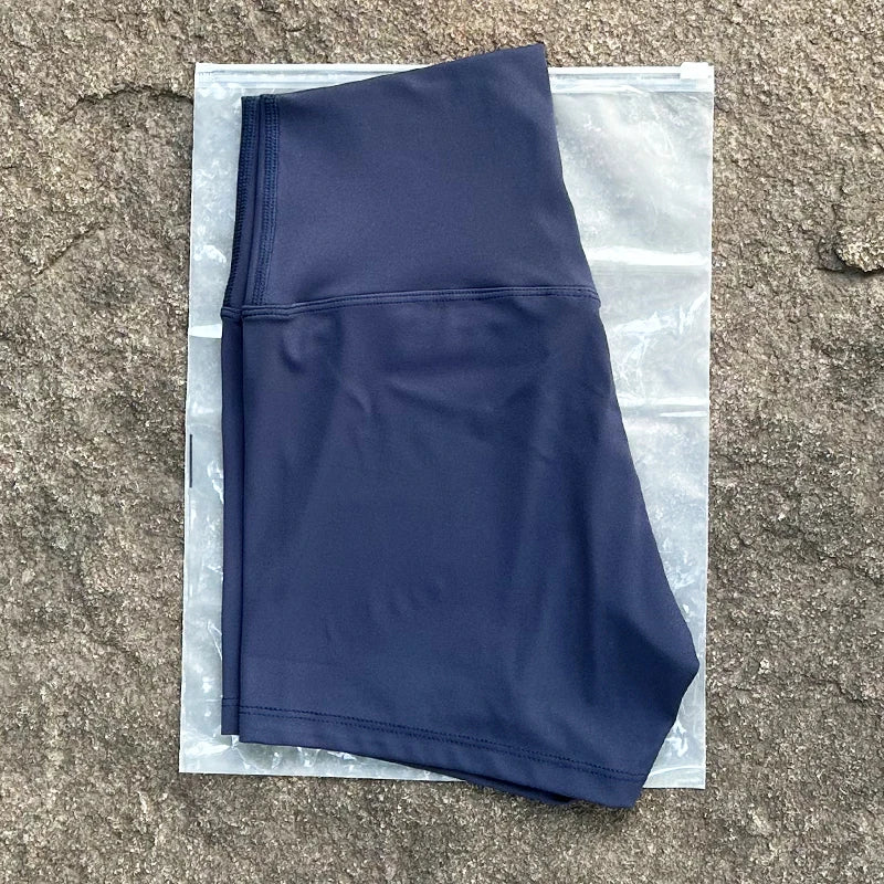 HIGH WAIST YOGA BIKER SHORTS
