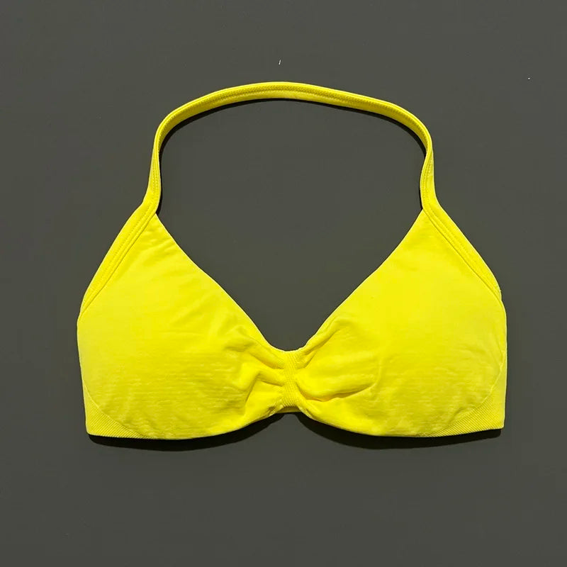 STRAPPY SEAMLESS YOGA BRA